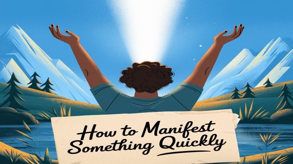 How to Manifest Something Quickly