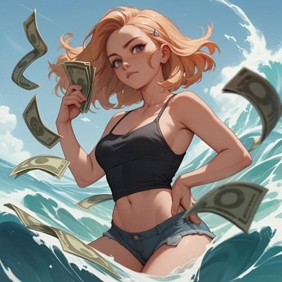wave of money